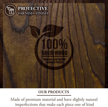 Bar Carts for The Home, Rolling Home Bar Serving Cart on Wheels, 3 Tier Portable Bar Cart, Rolling Coffee Cart with Lockable Wheels, Rustic Burnt Solid Wood and Industrial Matte Black Metal