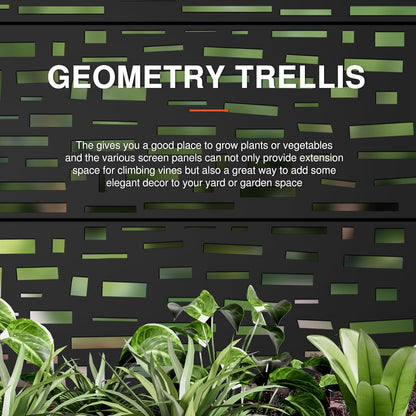 Casaphoria Metal Raised Garden Bed with Trellis and Wheels, 72"x47"x16" Arched Planter Box for Climbing Plants, Vegetables & Vines, Features Drainage Holes and Privacy Screen (Black-Gerald)