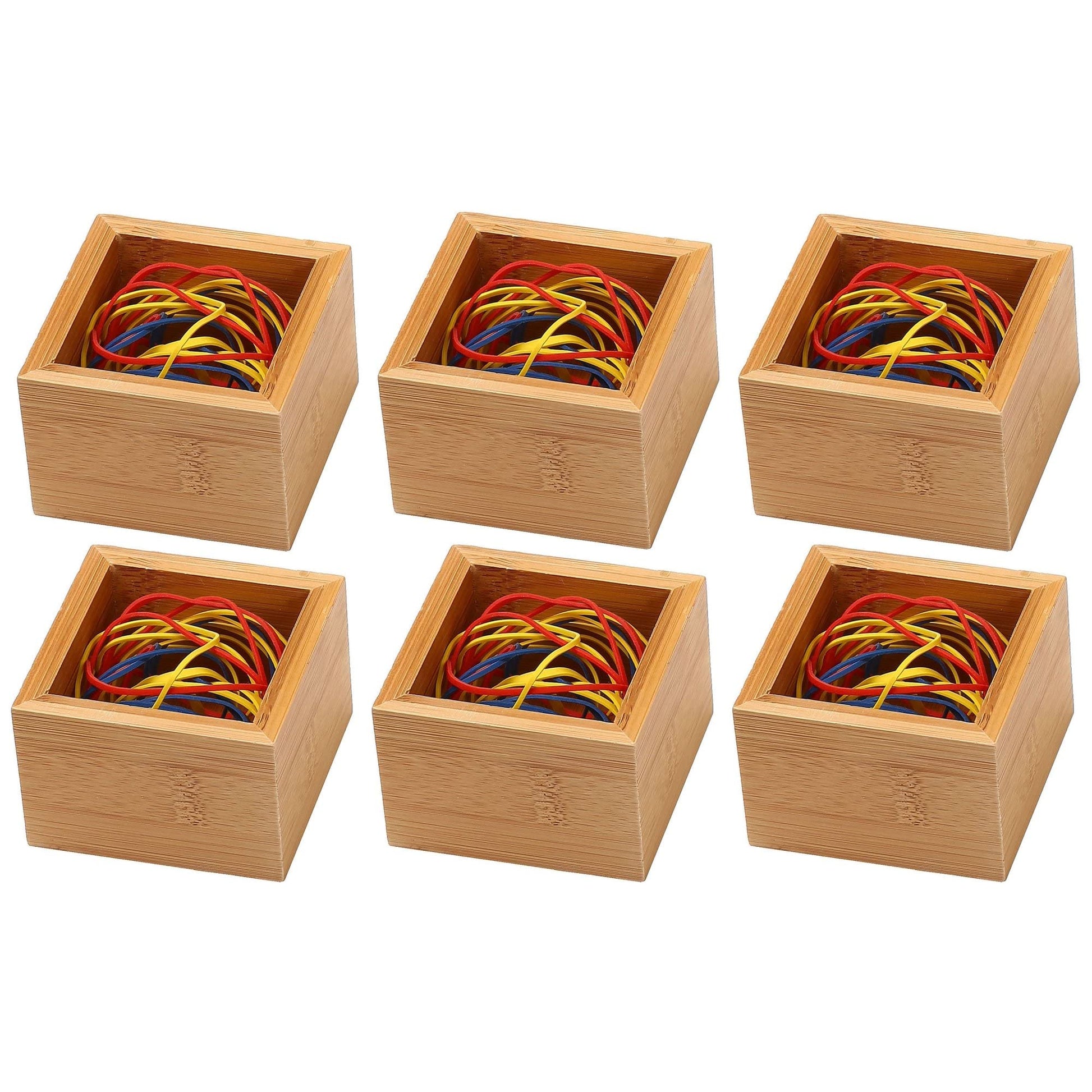 YBM Home Bamboo Drawer Organizer Storage Box for Kitchen Drawer, Junk Drawer, Office, Bedroom