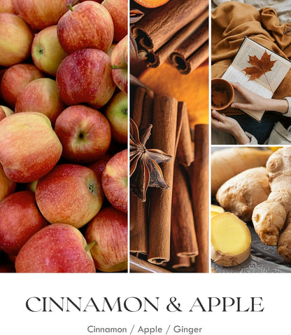 AOOVOO Apple Cinnamon Candles - 22 oz Scented Candles, Aromatherapy Candle, Soy Candle for Home Scented