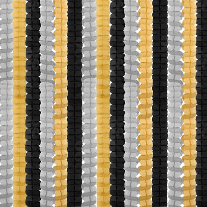 Black-Gold Silver Party-Decorations Streamers Garland - 157Ft Graduation Four-Leaf Clover Hanging Banner,Retirement Men Boys Birthday Wedding Baby Bridal Shower New Years Supplies Decor Hugtmr