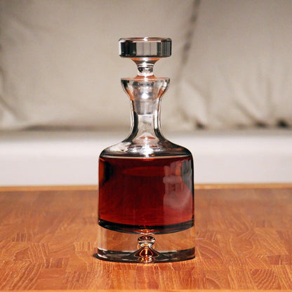 Ravenscroft Crystal | Elegant European-Made Hand-Blown Taylor Decanter w/Stopper | 100% Lead-Free Crystalline | 35 FL Oz | Gift-Boxed