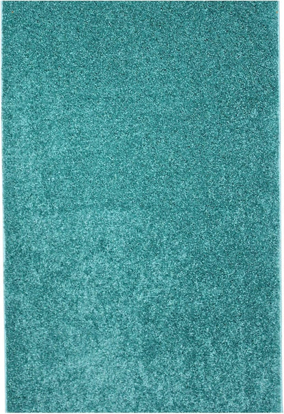 KOECKRITZ Soft and Colorful Kids Classroom Area Rugs (Passes Flammability Pill Test) Many Sizes and Bright Colors to Select from (10' x 14', Surf)