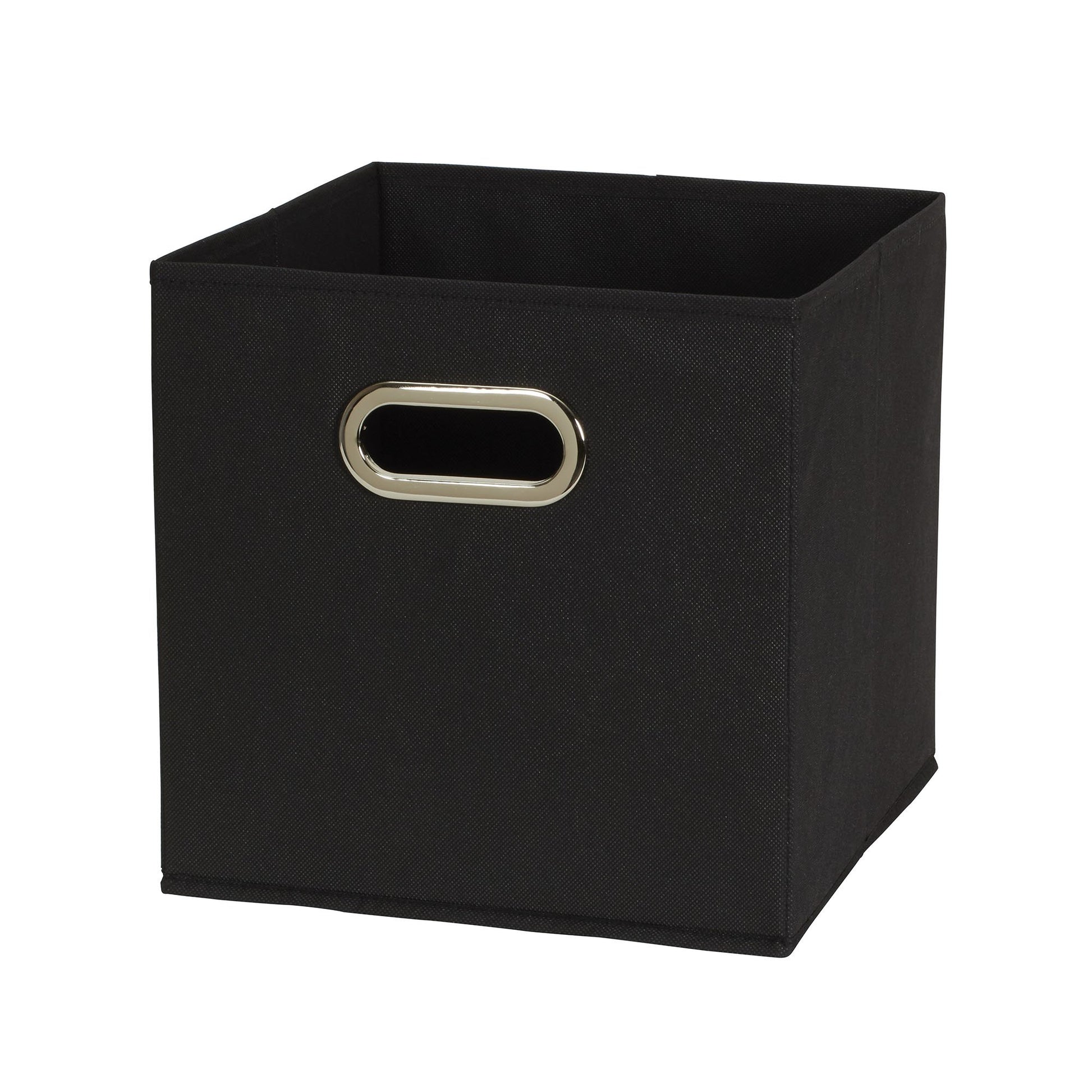 Household Essentials Foldable Fabric Storage Bins 6 Piece Set, Strong Poly-Woven Fabric, Sturdy