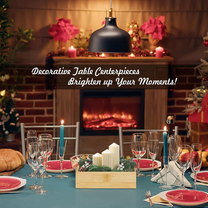 Kitchen Drawer Organizer Bins, Stackable Bamboo Drawer Organizer for Silverware, Flatware, Deep Office Desk Drawer Organizer Tray, Desktop Pen, Office Organization 9" x 6" x 2.5" (Set of 2)