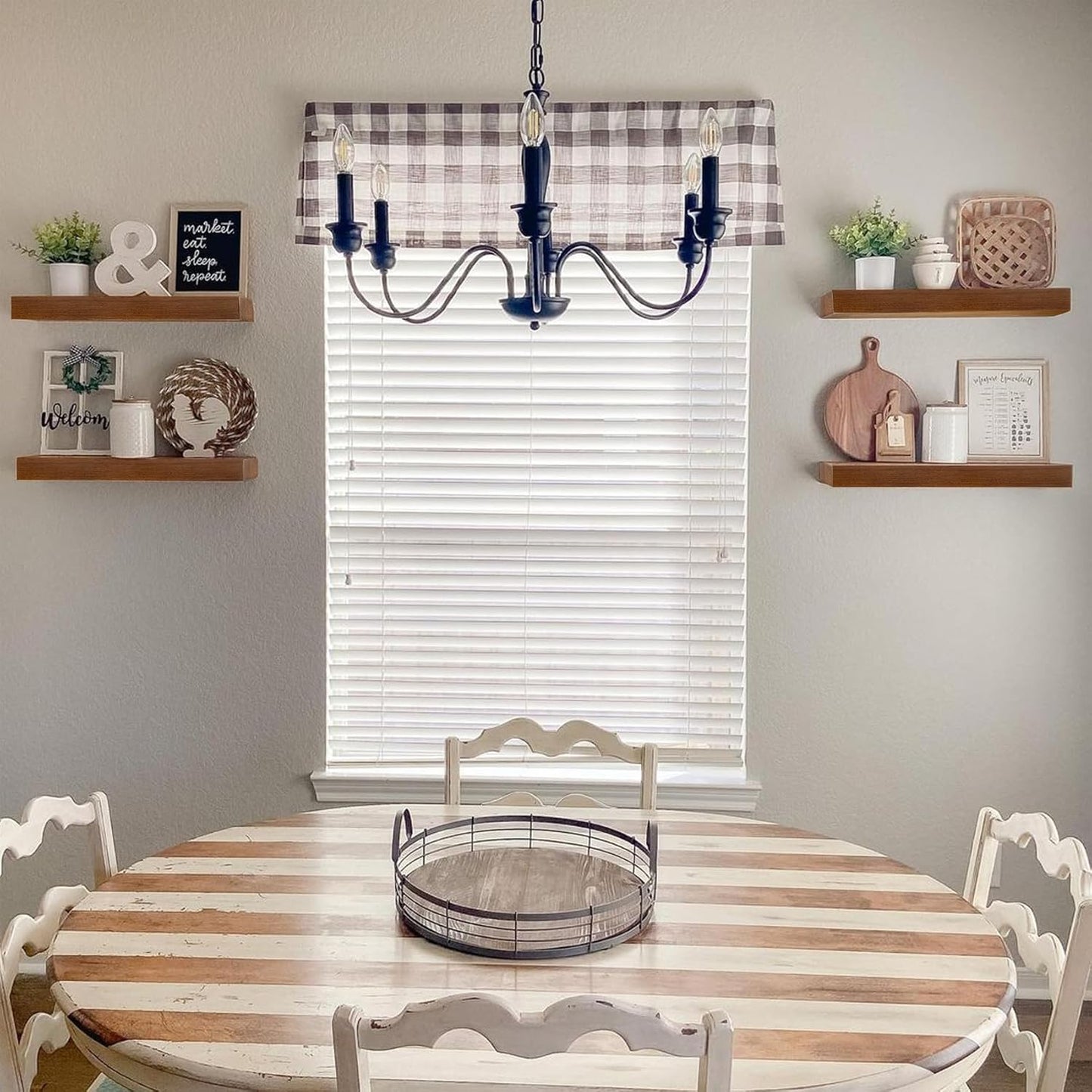 IAE Walnut Floating Wall Shelves 16 inch, Bathroom Shelves Wall Mounted,Invisible Shelf Floating Kitchen Shelves,Wooden Wall Shelving with Brackets for Living Room Wall Mounted,Easy Install,Set of 2