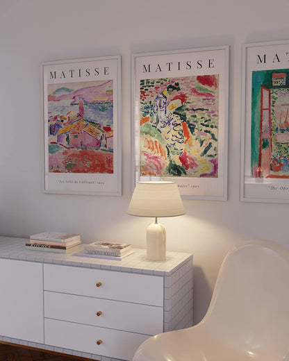 HAUS AND HUES 24x36 White Metal Picture Frames - Features Premium Aluminum, Vertical & Horizontal Hang, Shatterproof Plexiglass - Perfect for Home, Room, Office (24x36 in, White, Set of 3)