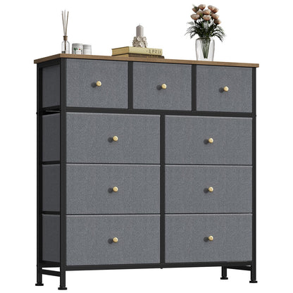 OLIXIS 9 Drawer Tall Dresser for Bedroom, Closet Organizers and Storage