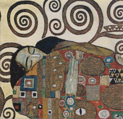 C Charlotte Home Furnishings Inc Lebensbaum Fulfillment Cushion Cover | Decorative Pillow Case with Pure Cotton | 17x17 Inch Cushion Cover for Living Room Couches and Sofas