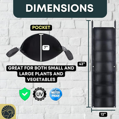 Fence Planters Wall Planters for Outdoors Plants Vertical Planter Balcony Planter Vertical Garden Wall Pocket Planter Outdoor Wall Planter Fence Garden Planter Vertical Wall Garden