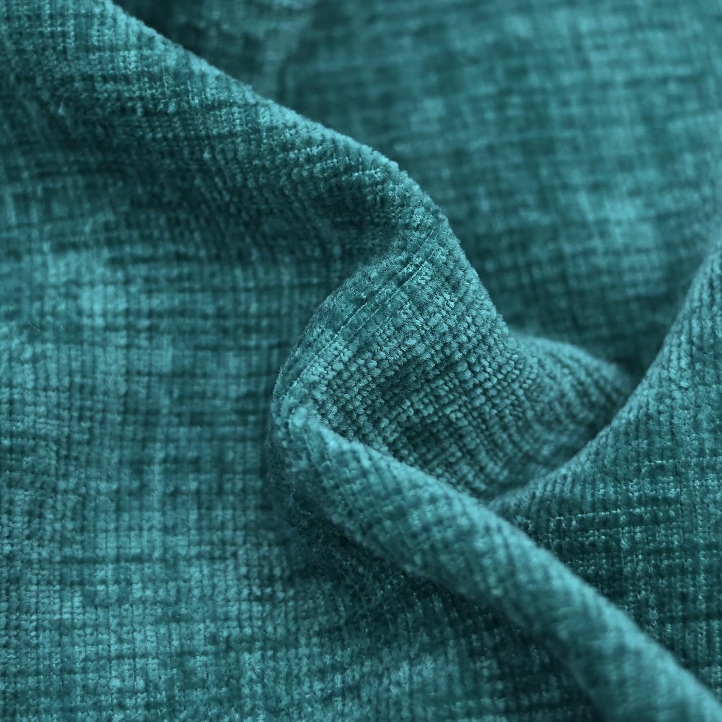 CaliTime Throw Pillow Covers Decorative 18 X 18 Inches Pack of 4 Cozy Chenille Cushion Cases for Couch Sofa Bed Living Room Home Teal