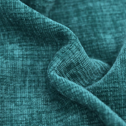 CaliTime Throw Pillow Covers Decorative 18 X 18 Inches Pack of 4 Cozy Chenille Cushion Cases for Couch Sofa Bed Living Room Home Teal