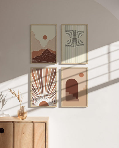 Haus and Hues 11x17 Natural Oak Wood Picture Frames Set of 15 - Premium Bulk Picture Frames 11x17 Bundle - Elegant Gallery Wall Frame Set for Posters, Art Display - Ideal for Wall Decor in Home &