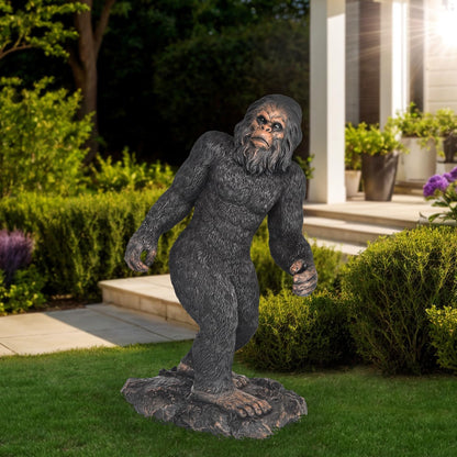 Garden Statues Bigfoot Yard Decor - Grandpa Yeti Large Lawn Products Birthday Decorations Life Size Sasquatch Figurine Resin Tall Outdoor Sculpture for Outside Patio Front Porch