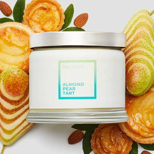 PartyLite 3-Wick Jar Candle, Highly Fragranced Clean Burning Glass Candle, 25-45 Hours Burn Time