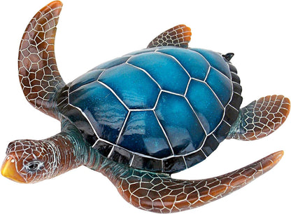 Design Toscano Large Blue SEA Turtle Statue