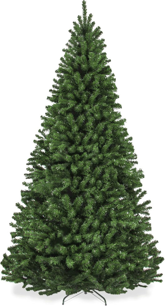 Best Choice Products Artificial Christmas Tree, 4.5ft Premium Unlit Realistic Spruce Holiday Décor w/Dense Branches, Easy Assembly, Metal Base