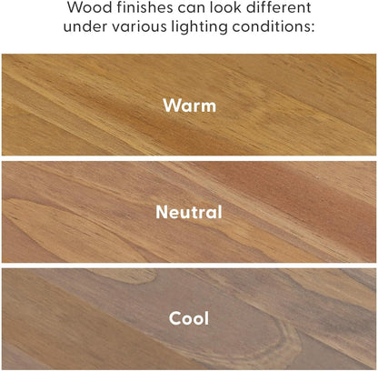 Plank+Beam Solid Wood Console Table, 46.25 Inch, Sofa Table, Narrow Entryway Table for Hallway, Behind The Couch, Living Room, Foyer, Easy Assembly, Pecan