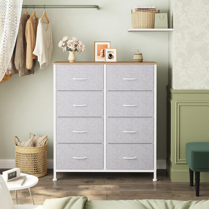 OLIXIS 8 Drawer Storage Dresser for Bedroom, Closet Organizers Units