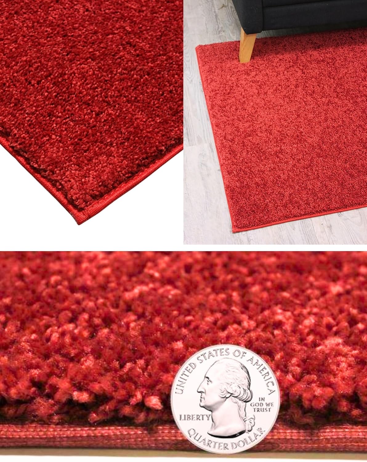 KOECKRITZ Soft and Colorful Kids Classroom Area Rugs (Passes Flammability Pill Test) Many Sizes and Bright Colors to Select from (4' x 4', Fire Engine)