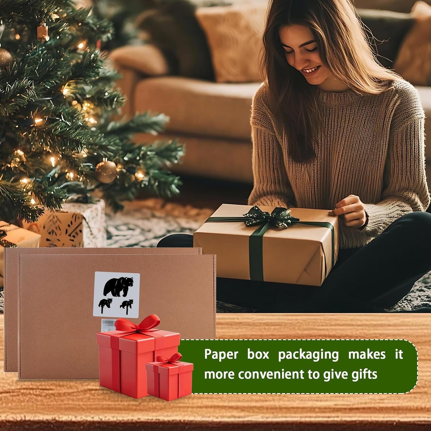 3 Pack Bear Metal Garden Decorative Stakes, Weather Proof Silhouette Statues for Yard, Patio,Outdoor Decor for Bear Lovers and Pet Owners