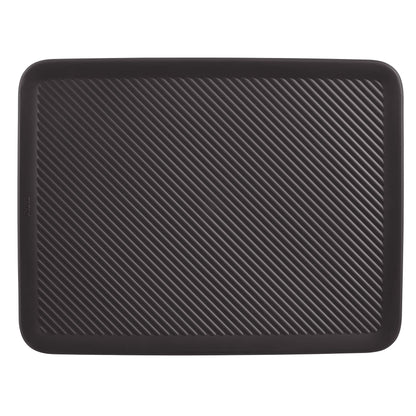 Superio Ribbed Collection Lid for Decorative Plastic Basket Open Home Storage Bins Organizer