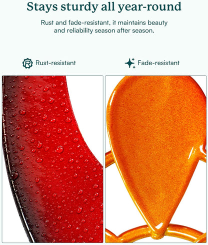 Wind Spinners Outdoor - Large Kinetic Metal Wind Sculptures & Spinners for Yard and Garden, Yard Spinner Decor for Outside (22" W x 83" H)