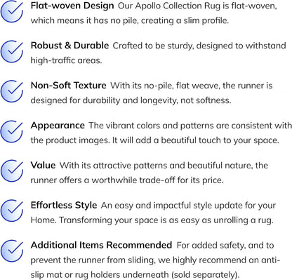 Well Woven Kids Rainbow Rug, 5' x 7', Multi Color