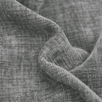 CaliTime Throw Pillow Covers Decorative 16 X 26 Inches Pack of 2 Cozy Chenille Cushion Cases for Couch Sofa Bed Living Room Home Medium Grey