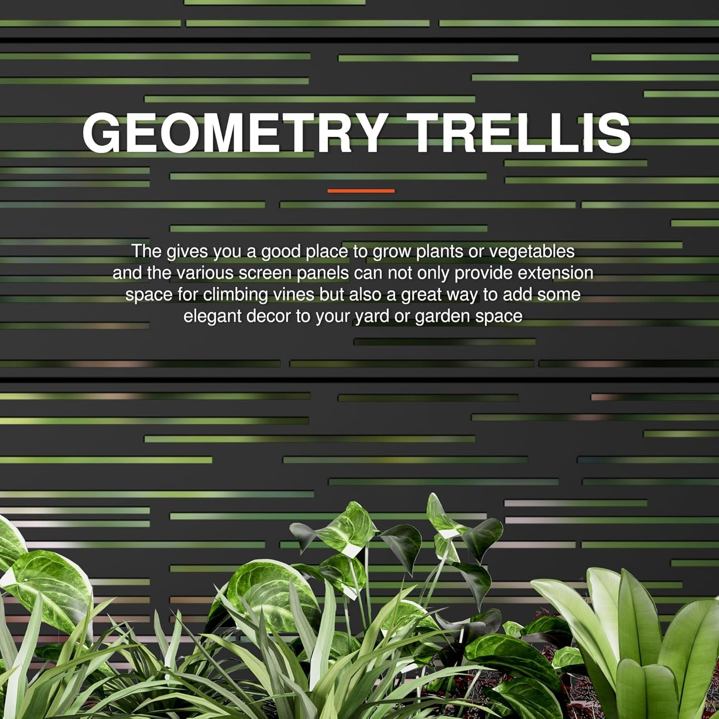 Casaphoria Metal Raised Garden Bed with Trellis and Wheels, 72"x47"x16" Planter Box for Climbing Plants, Vegetables & Vines, Features Drainage Holes and Privacy Screen (Black-Shine)