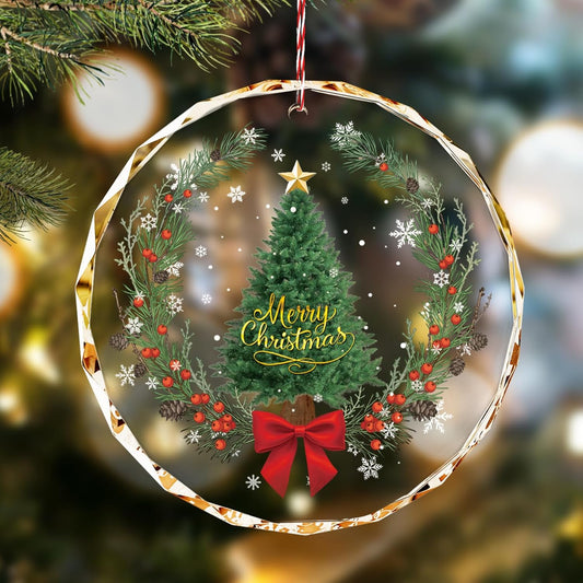 Bemaystar Crystal Christmas Ornaments, Christmas Ornaments 2025,Christmas Tree Decorations Ornaments