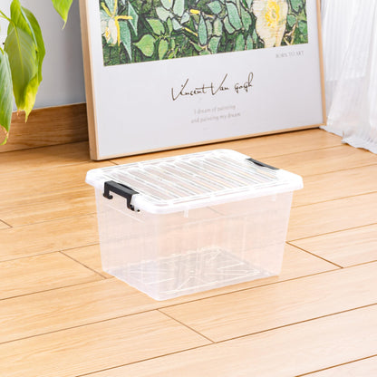 Cetomo 18Qt*6 Plastic Storage Bins, Storage Box, 6 Pack, Organizing Container with Durable Lids and
