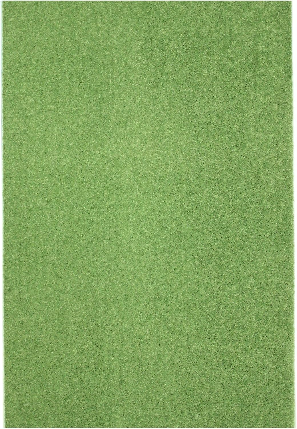 KOECKRITZ Soft and Colorful Kids Classroom Area Rugs (Passes Flammability Pill Test) Many Sizes and Bright Colors to Select from (6' x 6', Lime)