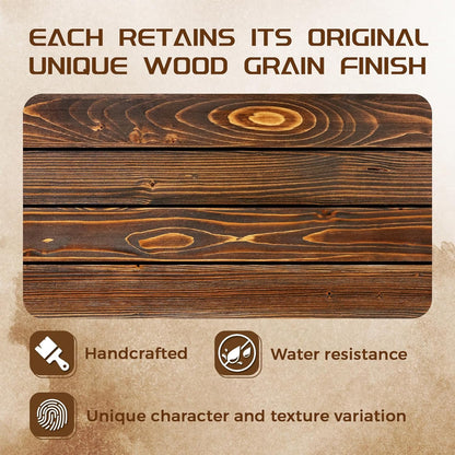 60x8x3 Fireplace Mantel - Solid Rustic Wood - Wall Mounted Floating Shelf with Invisible Heavy Duty Steel Bracket (Weathered Brown)