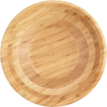 Lipper International Bamboo Wood Salad Bowl