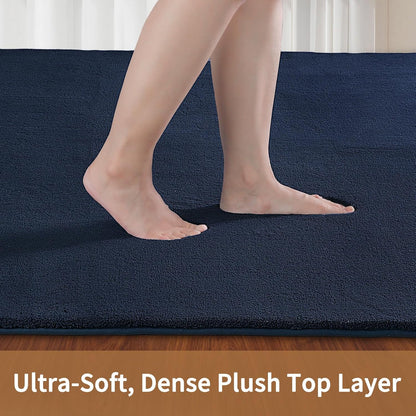 Sour Lemon 9x12 Area Rugs for Living Room, Soft Large Area Rug Fluffy Rugs for Bedroom，Machine Washable Area Rug Non Slip Carpet Rug for Living Room Playroom Kids Room Home Decor