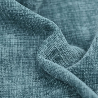 CaliTime Throw Pillow Covers Decorative 26 X 26 Inches Pack of 2 Cozy Chenille Cushion Cases for Couch Sofa Bed Living Room Home Smoke Blue