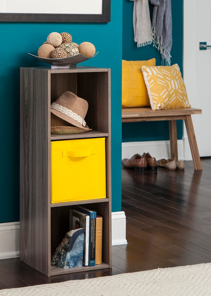 ClosetMaid Cubeicals 3 Cube Storage Shelf Organizer Bookshelf - Vertical/Horizontal, Easy Assembly