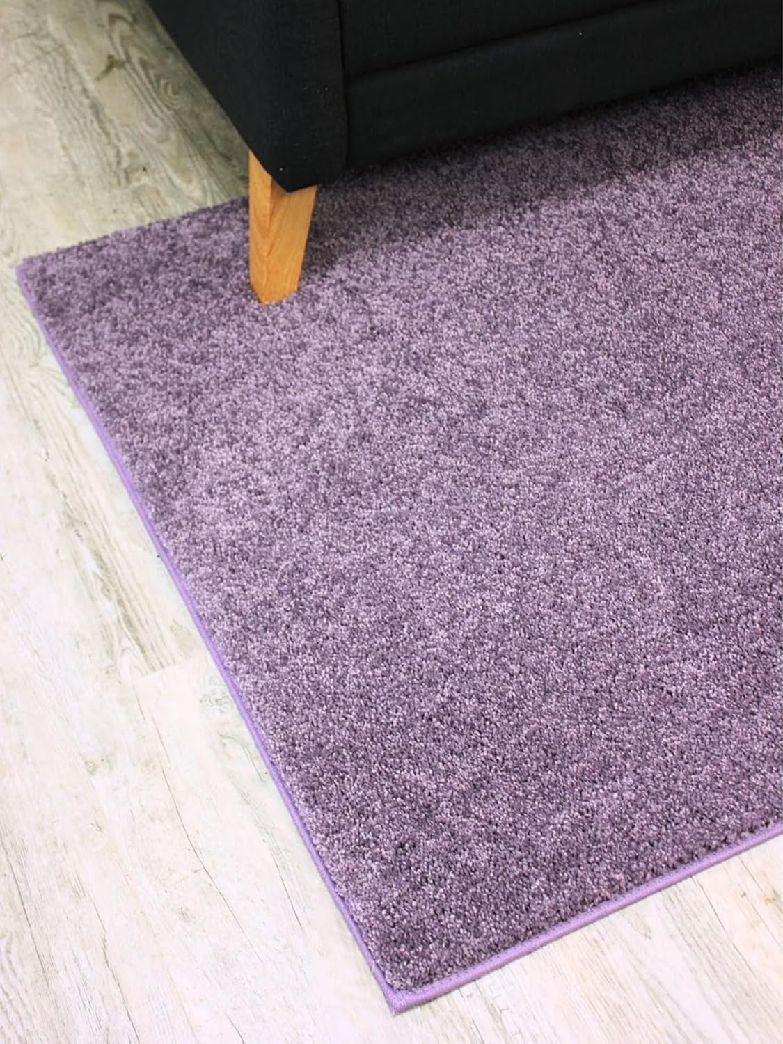 KOECKRITZ Soft and Colorful Kids Classroom Area Rugs (Passes Flammability Pill Test) Many Sizes and Bright Colors to Select from (6' x 6', Lavender)