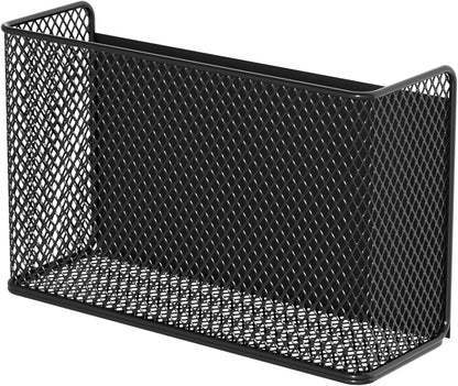 Magnetic Baskets Shelf Bins Organizer Holder Storage Rack Containers for Fridge, Whiteboard, Locker - Home Kitchen Laundry Office School