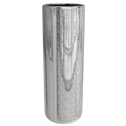 Red Lantern 24" Silver Crackle Umbrella Stand