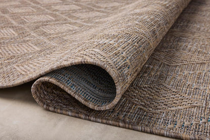 Loloi Amber Lewis Topanga Collection TOP-06 Natural/Mist 2'-3" x 3'-9" Indoor/Outdoor Area Rug