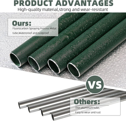 Wind-Chimes-Outdoor-Deep-Tone, Large Soothing Melodic Tones Windchimes, Wind Chimes for Outside, Memorial Wind Chime Best Gift for Mom Women Grandma Neighbors(32" Forest Green Coated Aluminum)