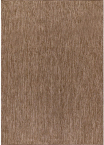 CAMILSON Outdoor Rug 8x10 Modern Area Rugs for Indoor and Outdoor Patios and Porches - Waterproof, Washable, Non-Shedding, Easy-to-Clean Outside Carpet (8 x 10, Solid - Jute)