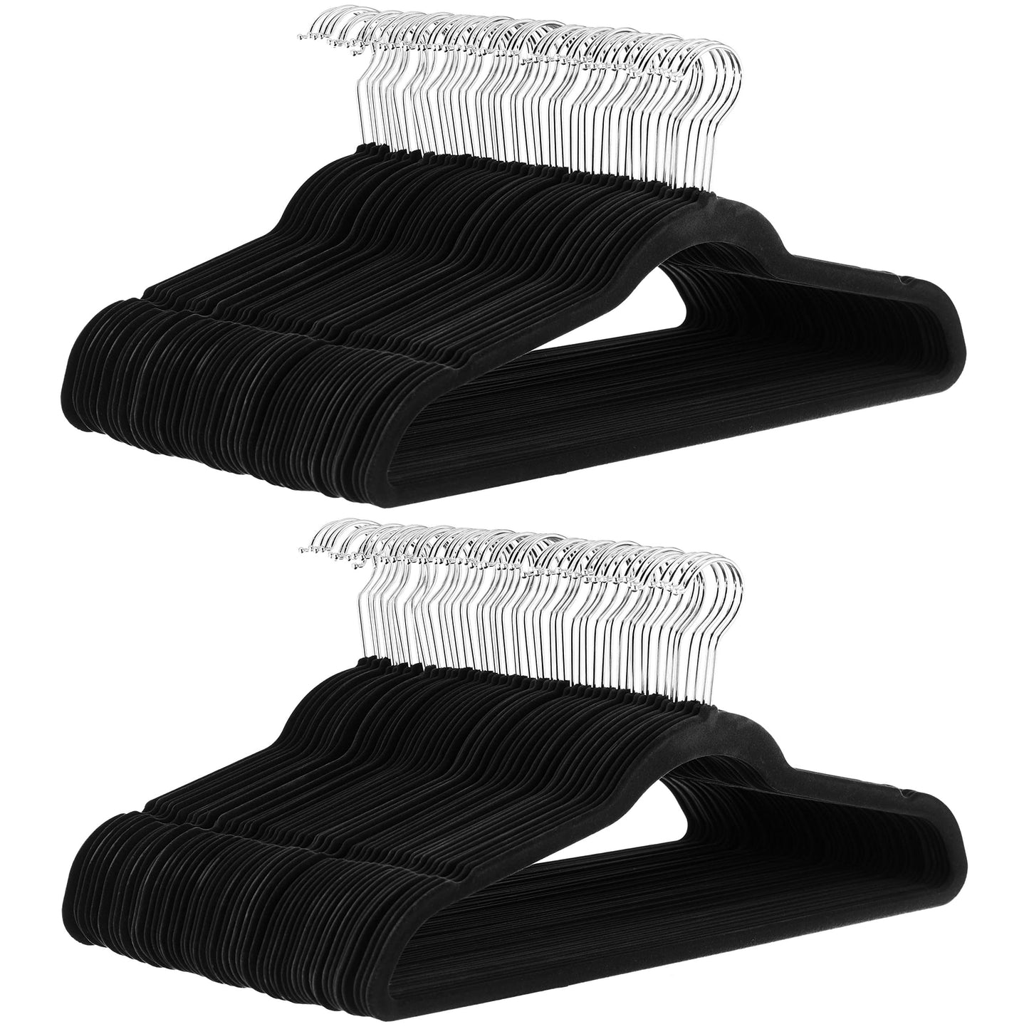 Amazon Basics Slim Velvet Non-Slip Space Saving Suit Clothes Hangers, Closet Organizer