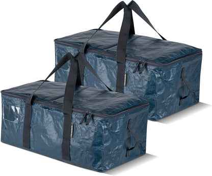 CleverMade Under Bed Storage Bag - Collapsible Storage for Shoes and Clothes Easy Use - Heavy Duty Utility Bag Home