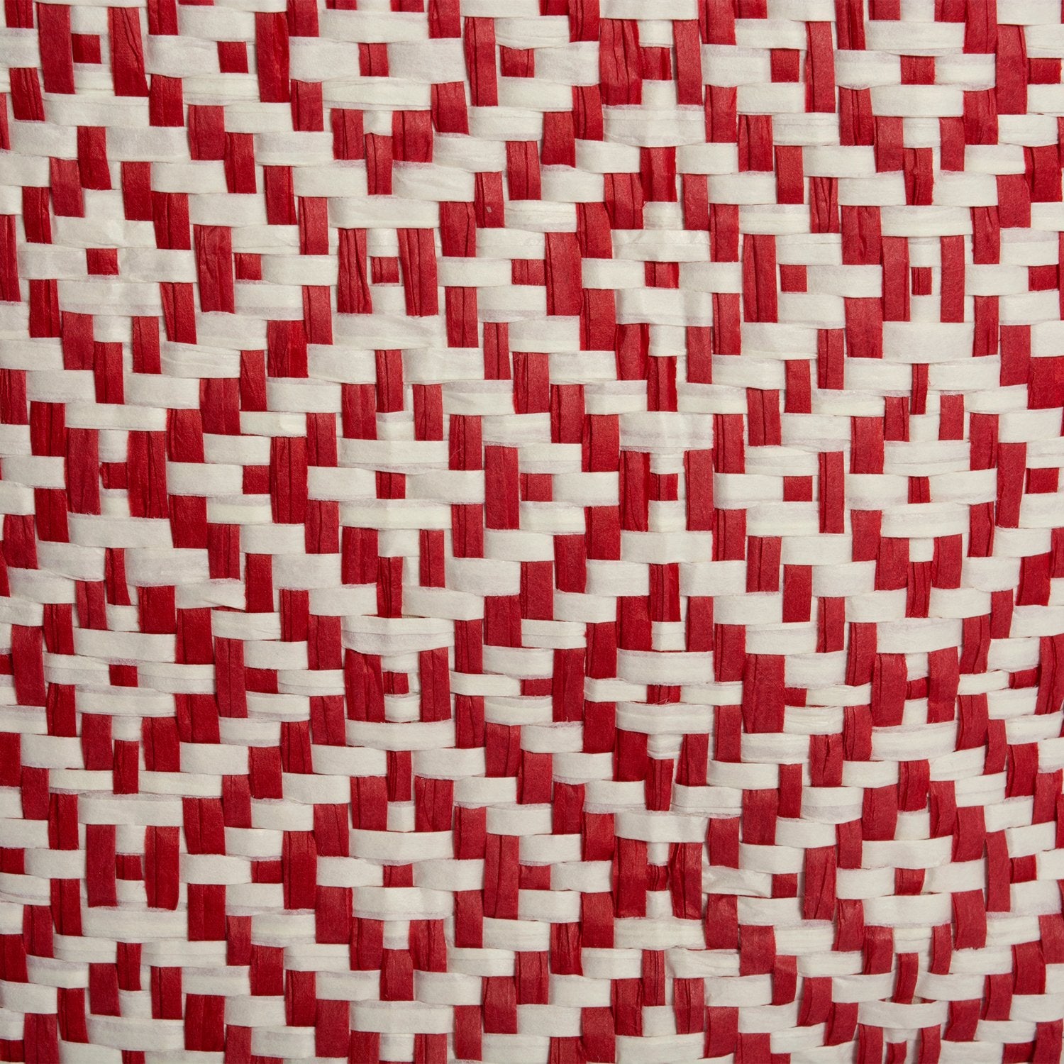 DII Woven Paper Storage Bin, Geo Diamond, Rust, Medium Rectangle
