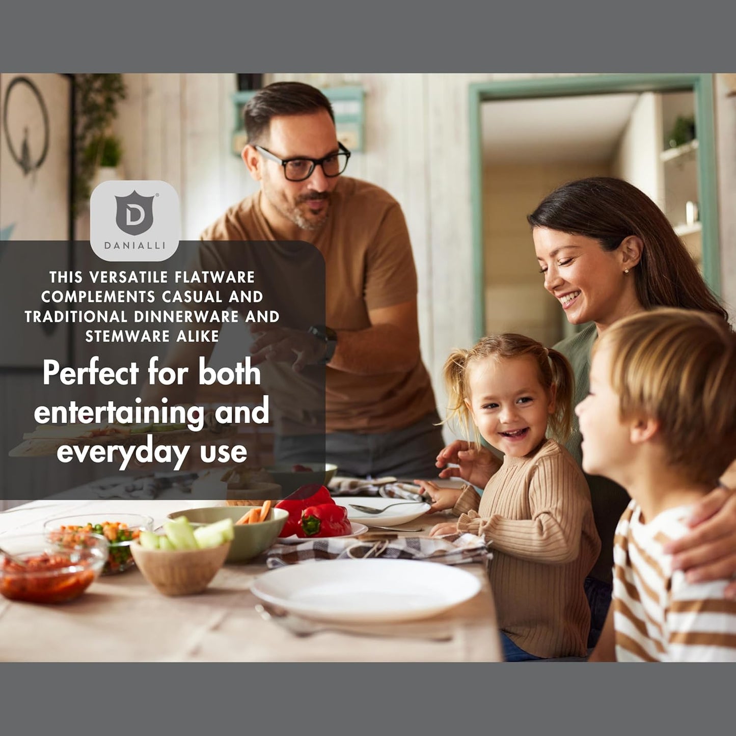 Silverware Set for 6 ??18/10 Stainless Steel Flatware, Mirror Finish, Dishwasher Safe, Durable and Balanced Utensils, Modern Tableware (30-Piece Set, Fidenza)