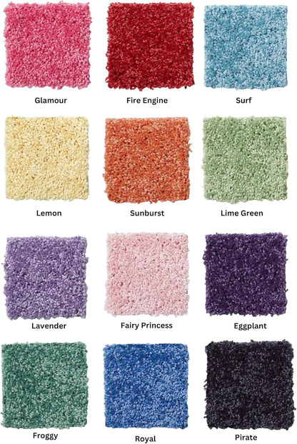 KOECKRITZ Soft and Colorful Kids Classroom Area Rugs (Passes Flammability Pill Test) Many Sizes and Bright Colors to Select from (8' x 12', Fire Engine)