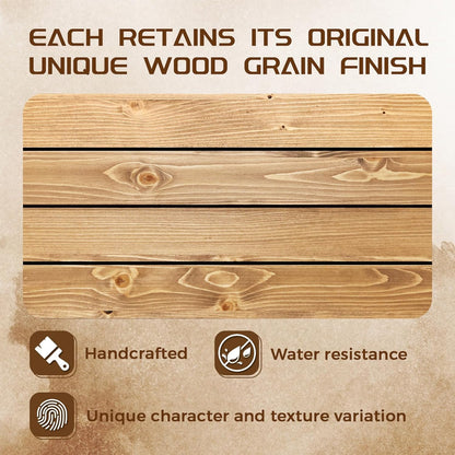 60x7x3 Fireplace Mantel - Solid Rustic Wood - Wall Mounted Floating Shelf with Invisible Heavy Duty Steel Bracket (Natural Wood)